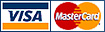 We Take Visa and Master Card